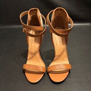 VENUS Tan Strappy Heels